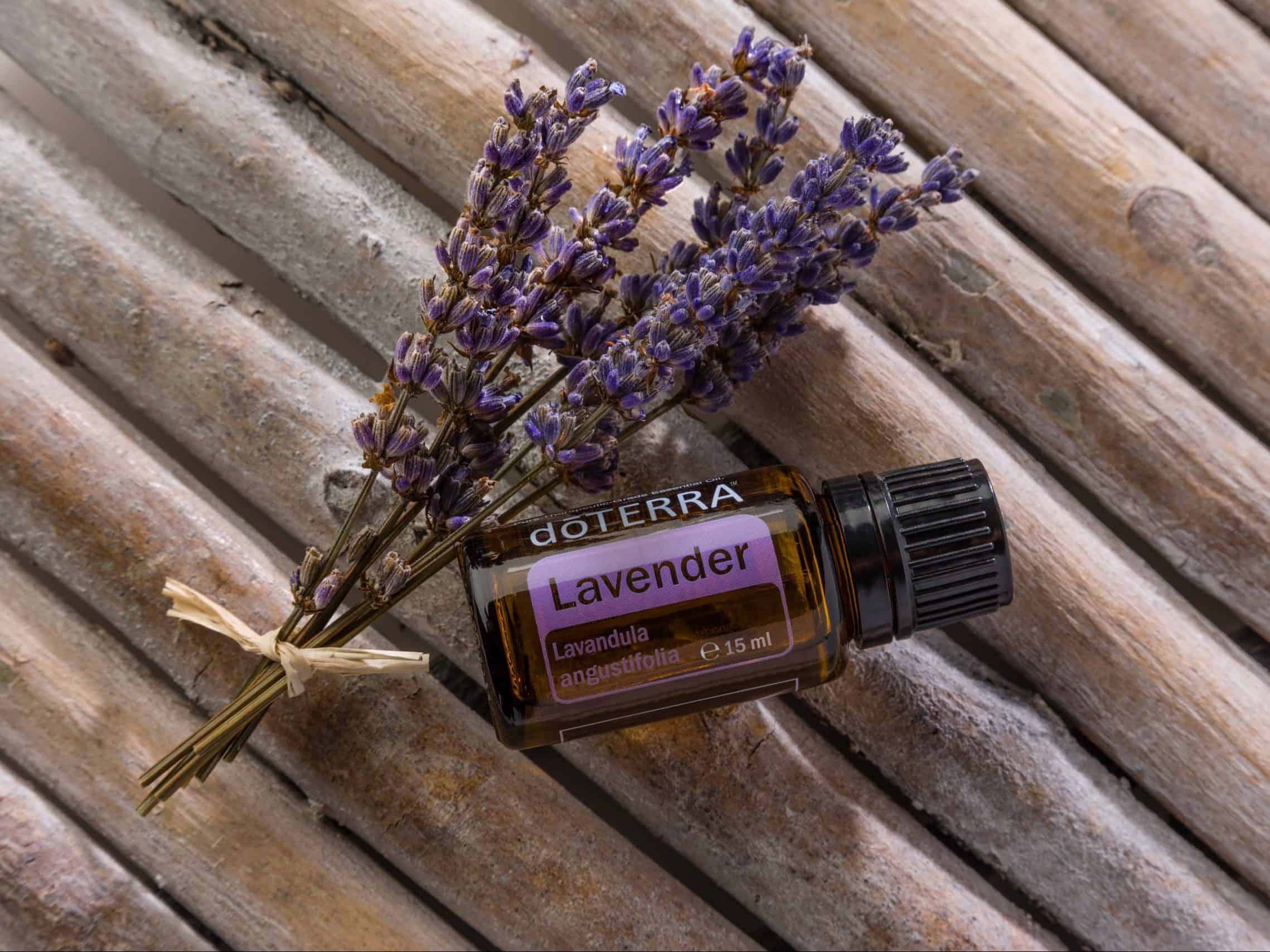 lavender-oil-plus-material-wood